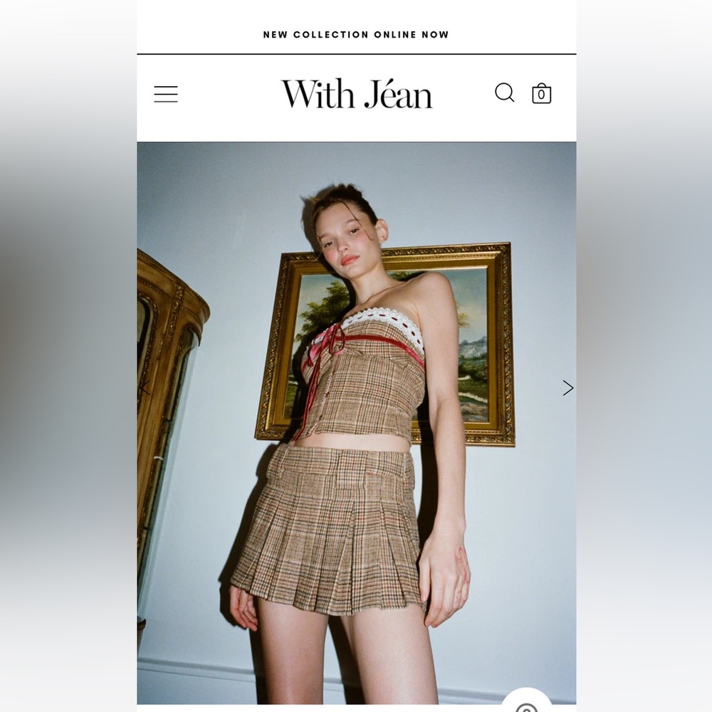 With Jean Hudson Mini Skirt